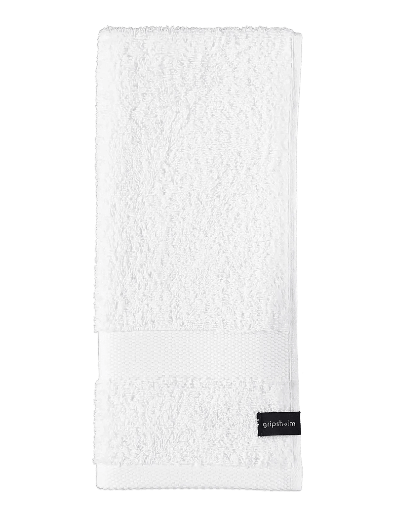 Gripsholm - HANDDUK GRIPSHOLM VIT 50X70 - gästhanddukar - white - 0