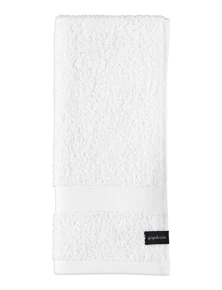 Gripsholm - TOWEL GRIPSHOLM FLINT GREY 50X70 - badetücher - white - 1