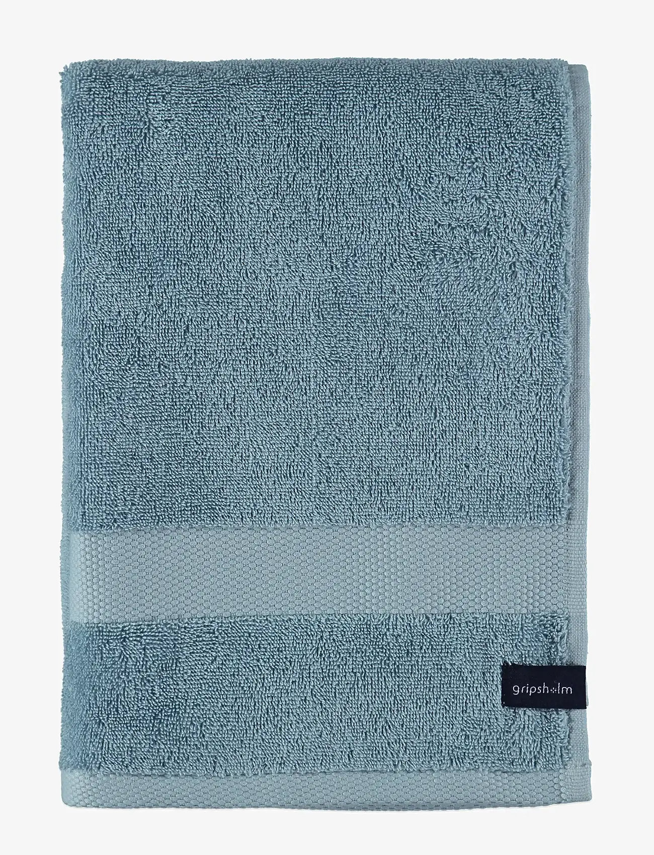 Gripsholm - BATH TOWEL GRIPSHOLM 70X130, WHITE 70X130 CM - badehåndklæder - arona blue - 1