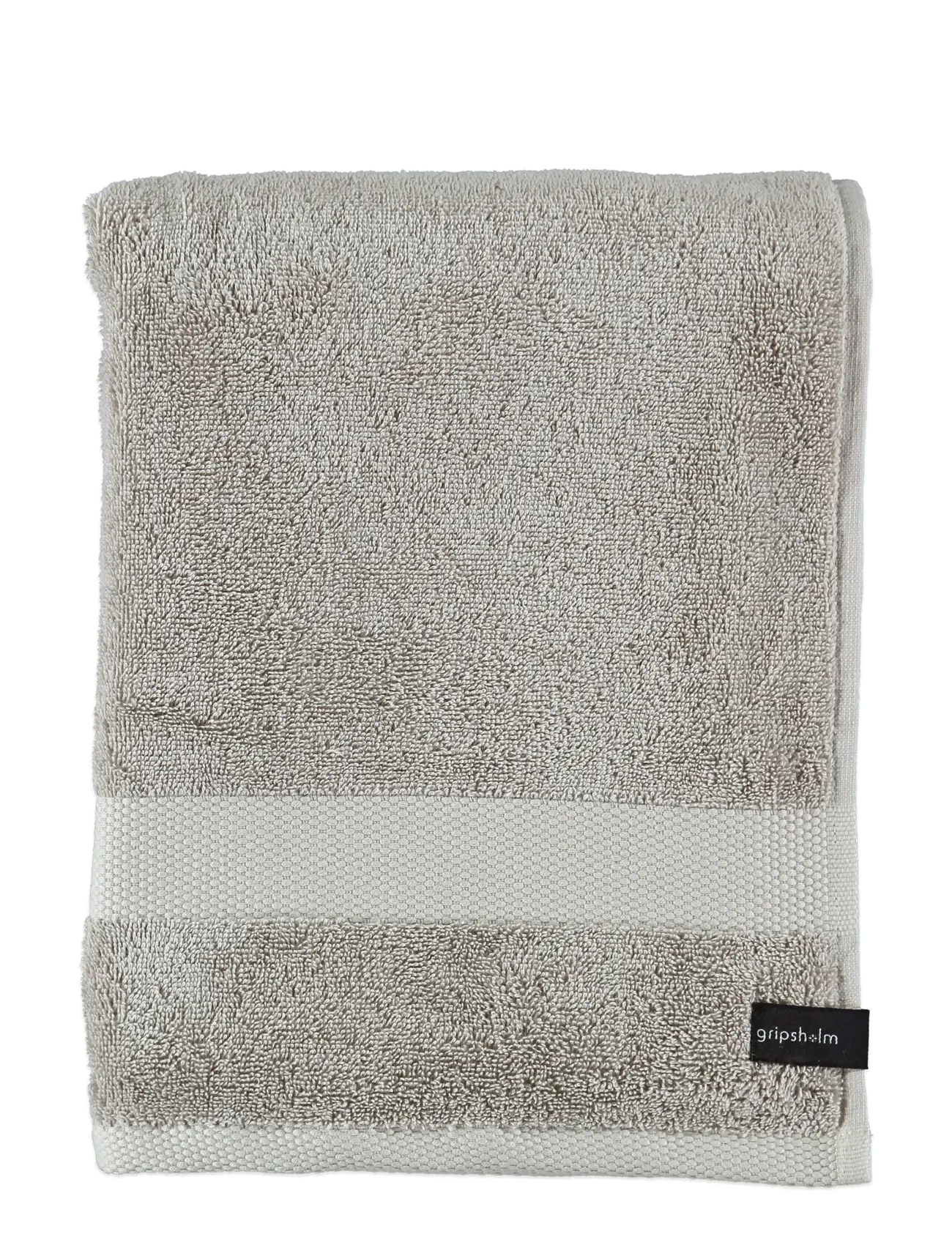 Gripsholm BATH TOWEL GRIPSHOLM 70X130, WHITE 70X130 CM - Badezimmer - FLINT GREY / grey