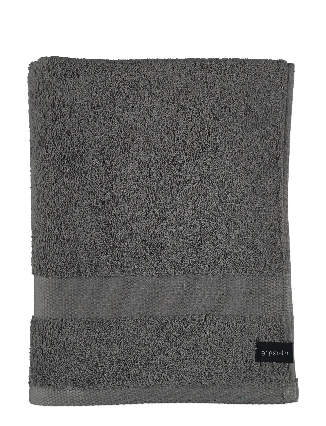 Gripsholm BATH TOWEL GRIPSHOLM 70X130, WHITE 70X130 CM - Gripsholm - GREY / grey
