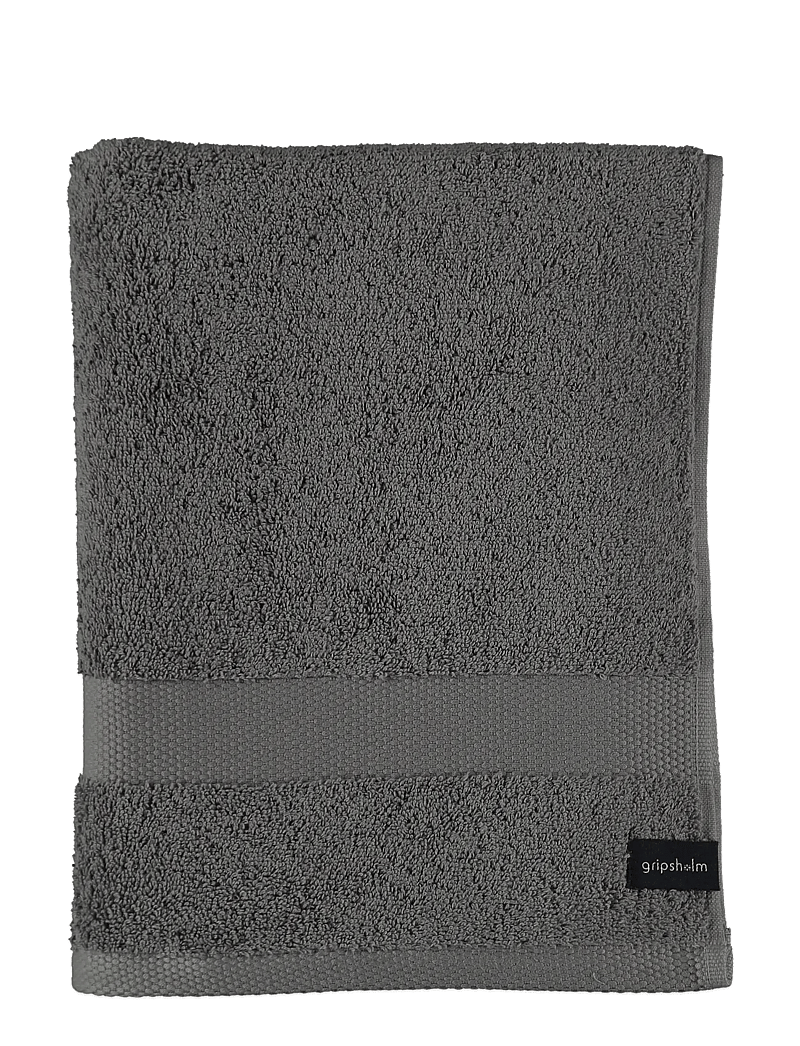 Gripsholm - BATH TOWEL GRIPSHOLM 70X130, WHITE 70X130 CM - badehåndklæder - grey - 1