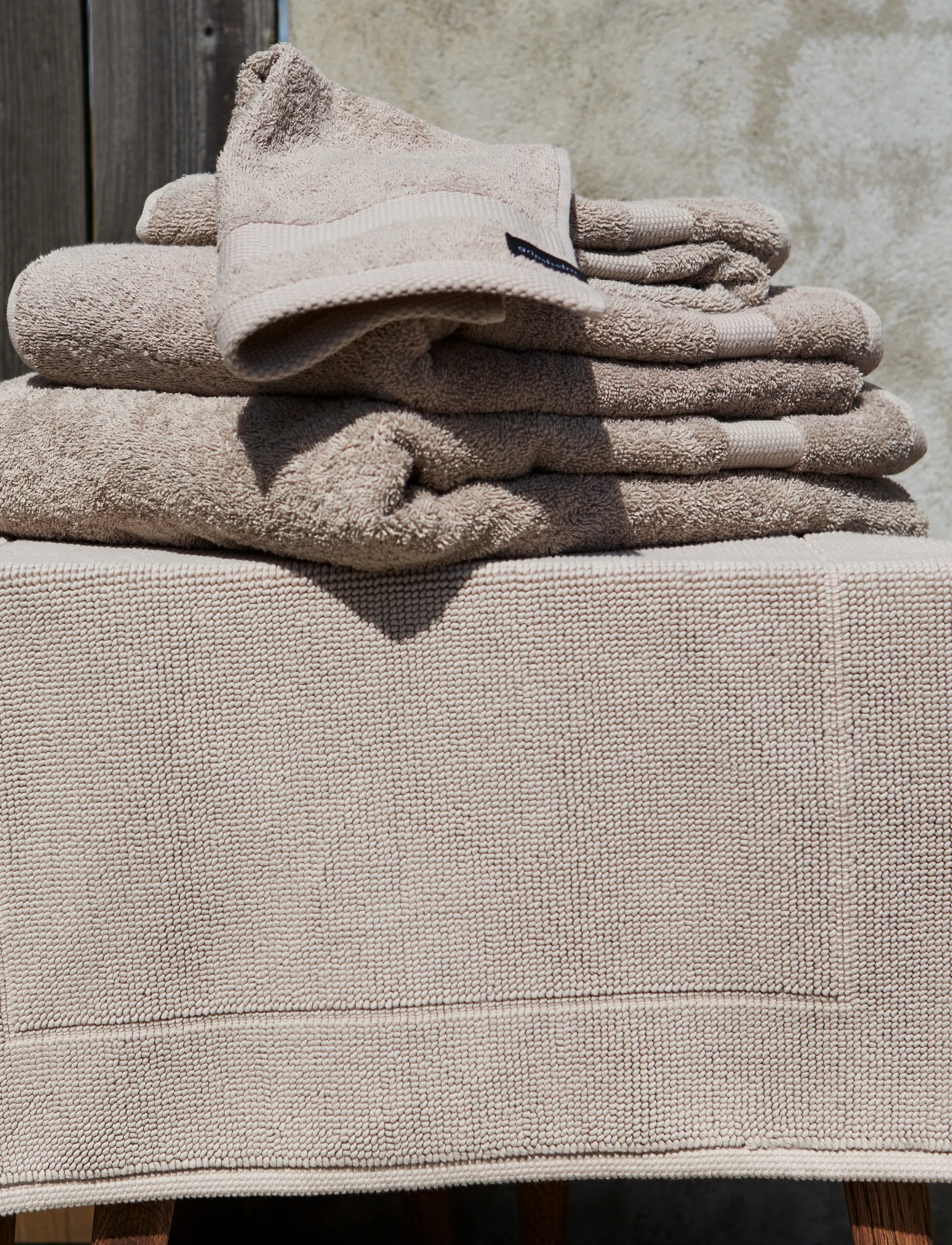 Gripsholm Badehåndklæde Gripsholm, 70X130 cm, Beige, Håndklæder & Badehåndklæder > Badehåndklæder, Unisex