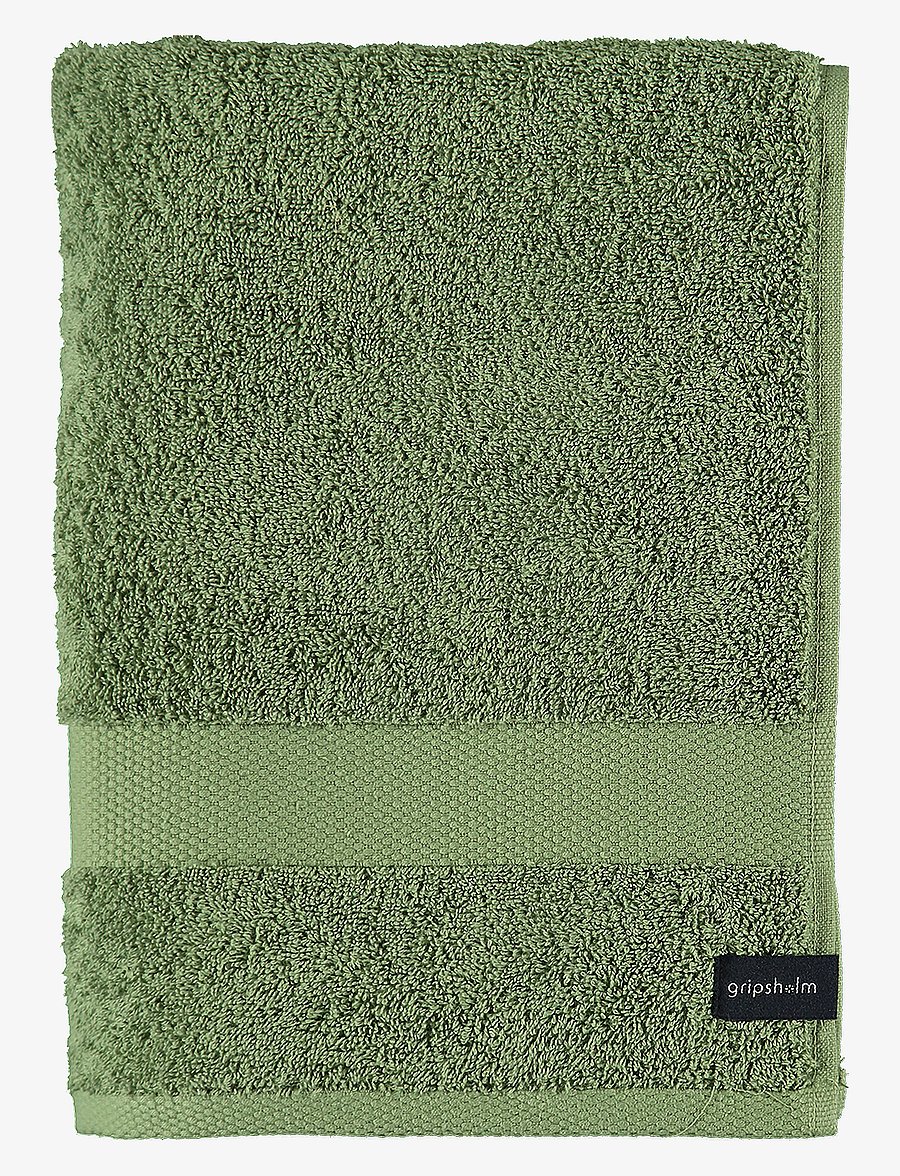 Gripsholm - BATH TOWEL GRIPSHOLM ARONA BLUE 70X130 - badetücher - moss green - 0