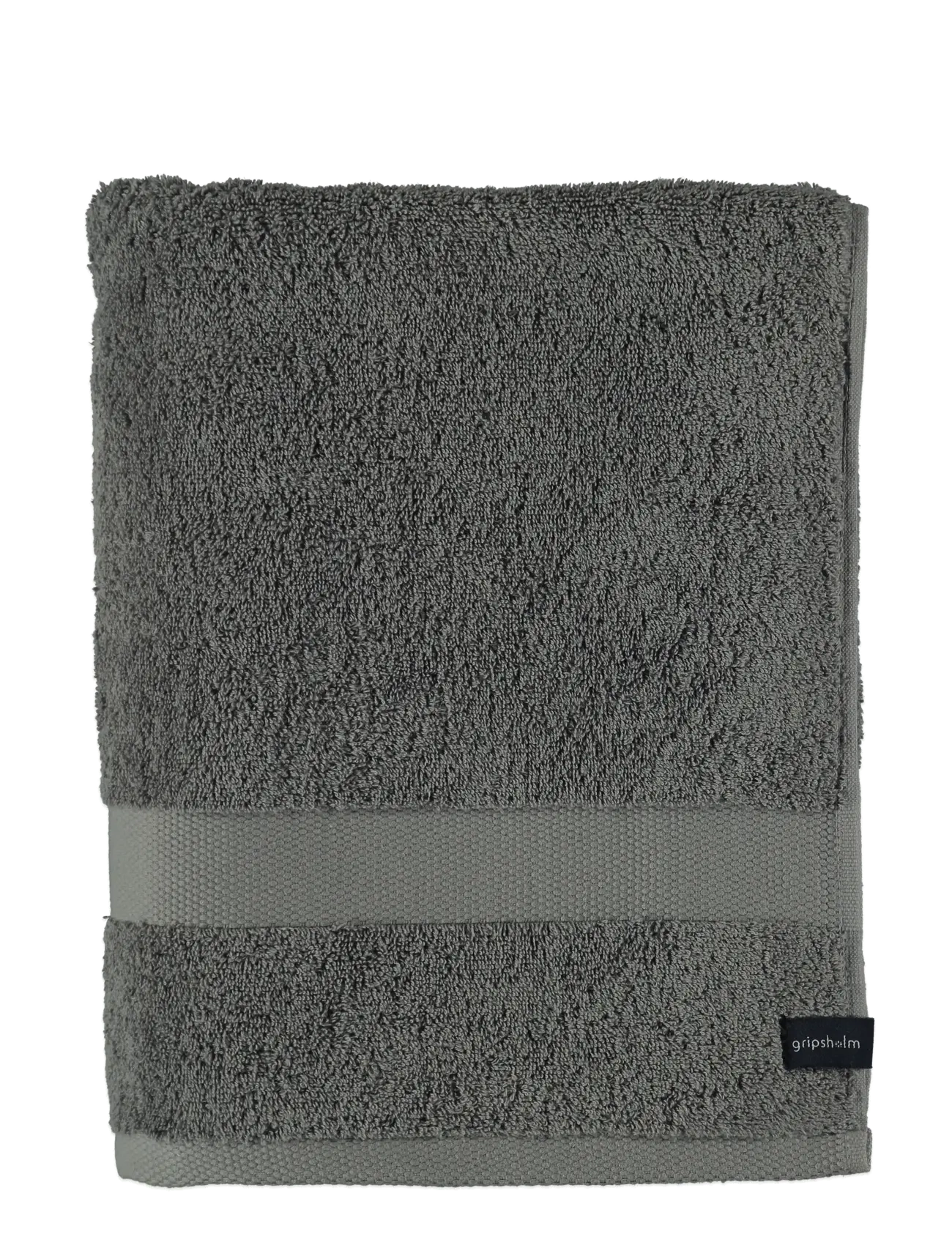 Gripsholm TOWEL  GRIPSHOLM WHITE 50X70 - Flash Days - GREY / green