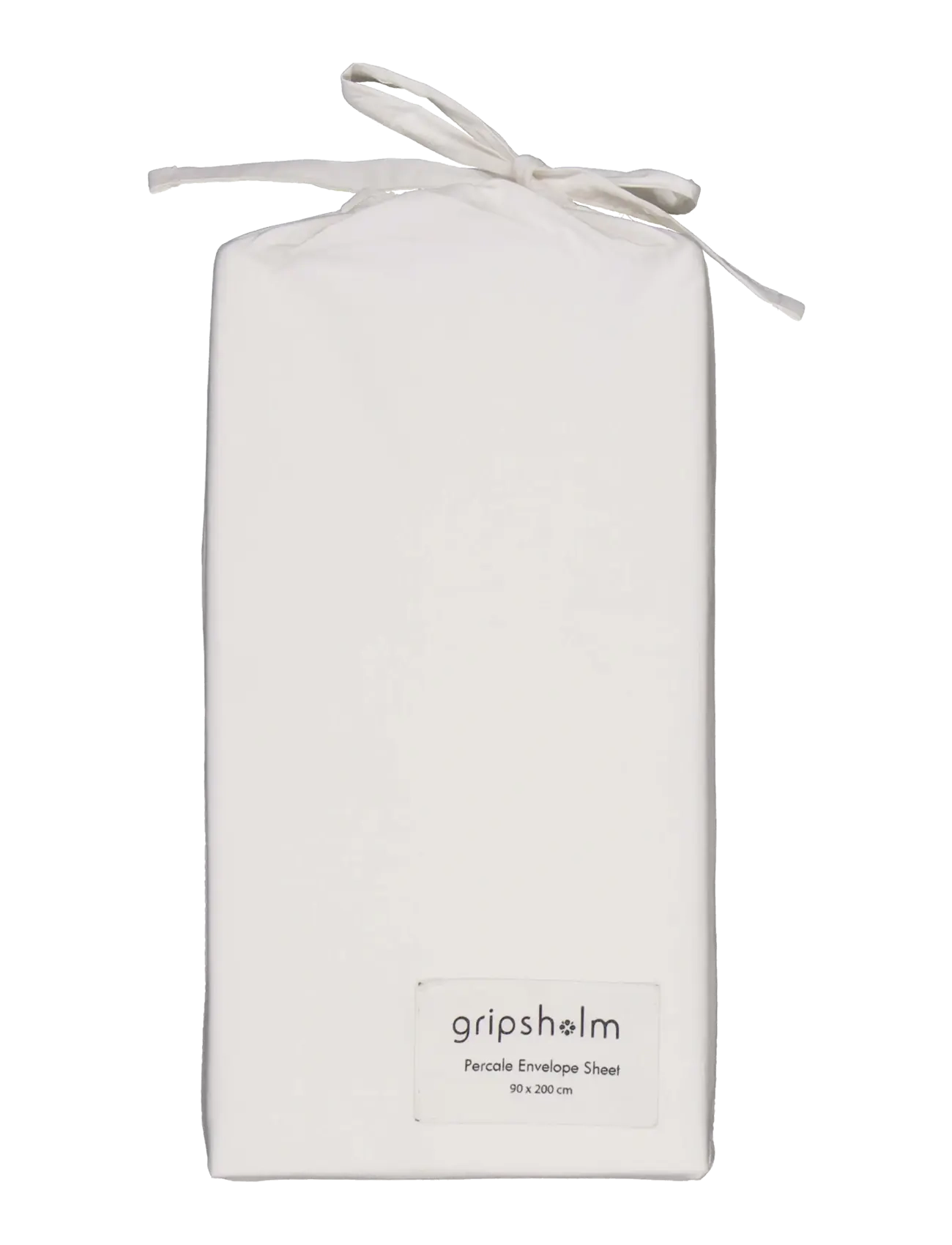 Gripsholm ENVELOPE SHEET PERCALE 90X200CM, WHITE 90X200 CM - Lagner - WHITE / white