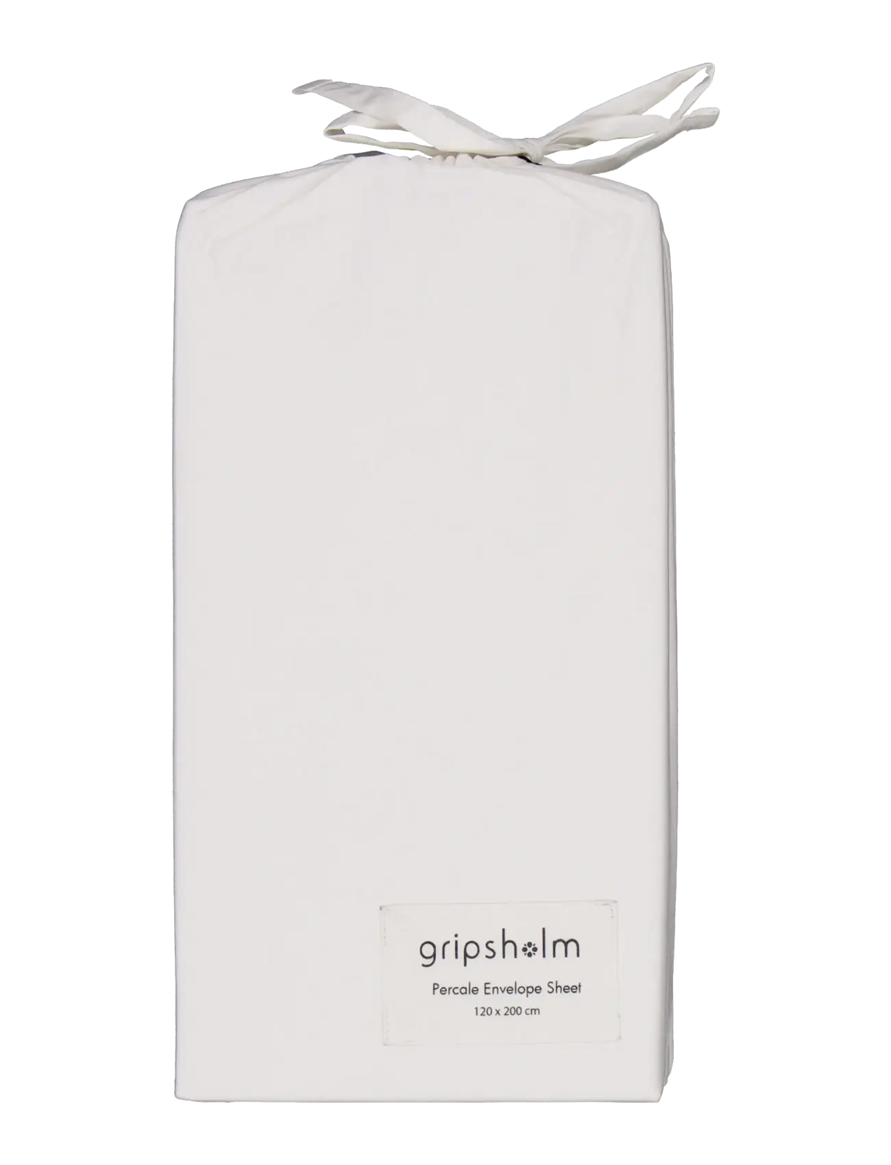 Gripsholm ENVELOPE SHEET PERCALE 120X200CM, WHITE 120X200 CM - Laken - WHITE / white