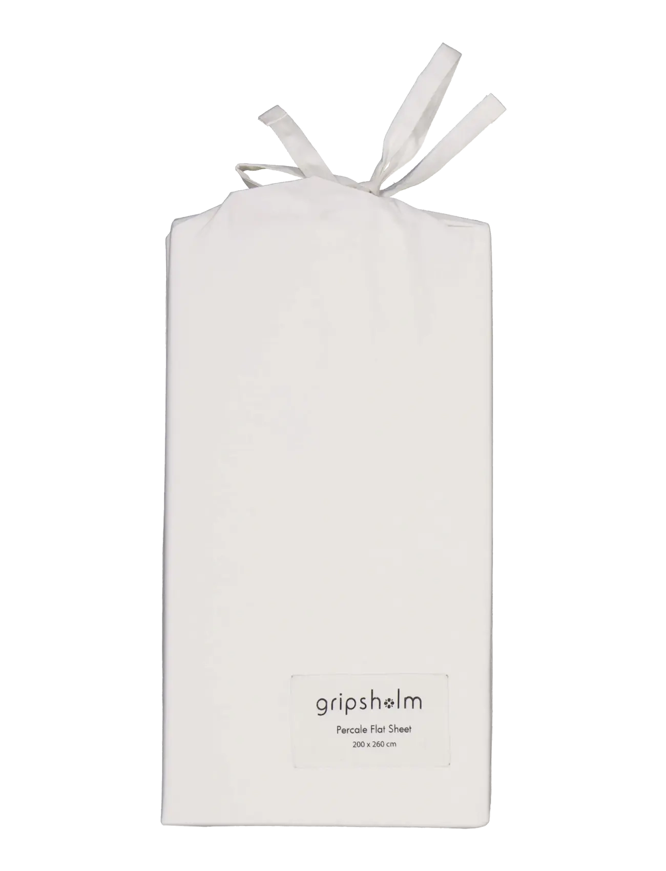 Gripsholm FLAT SHEET PERCALE 200X260CM, WHITE 200X260CM - Laken - WHITE / white