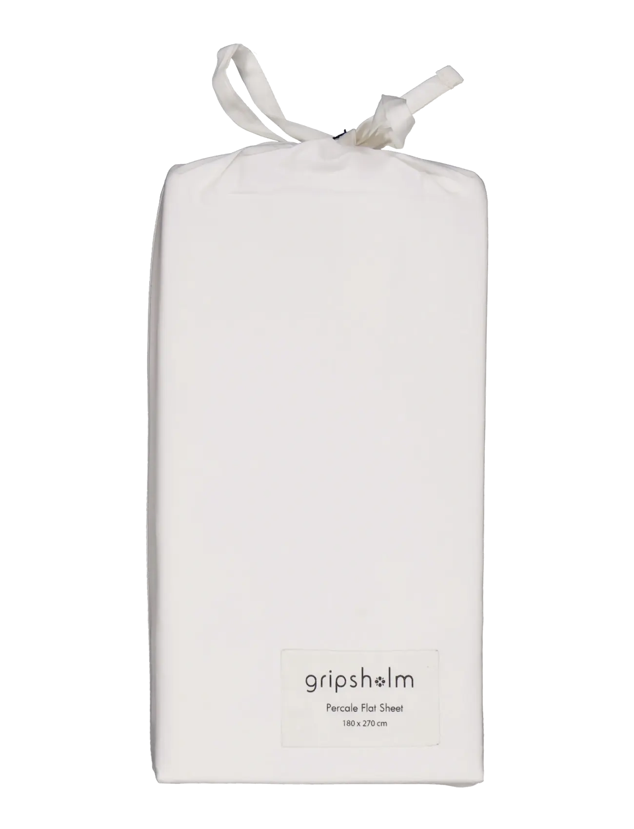 Gripsholm Percale-Laken, Hvid, 180X270, Flat Lagen, Hvid, Str: 180X270CM