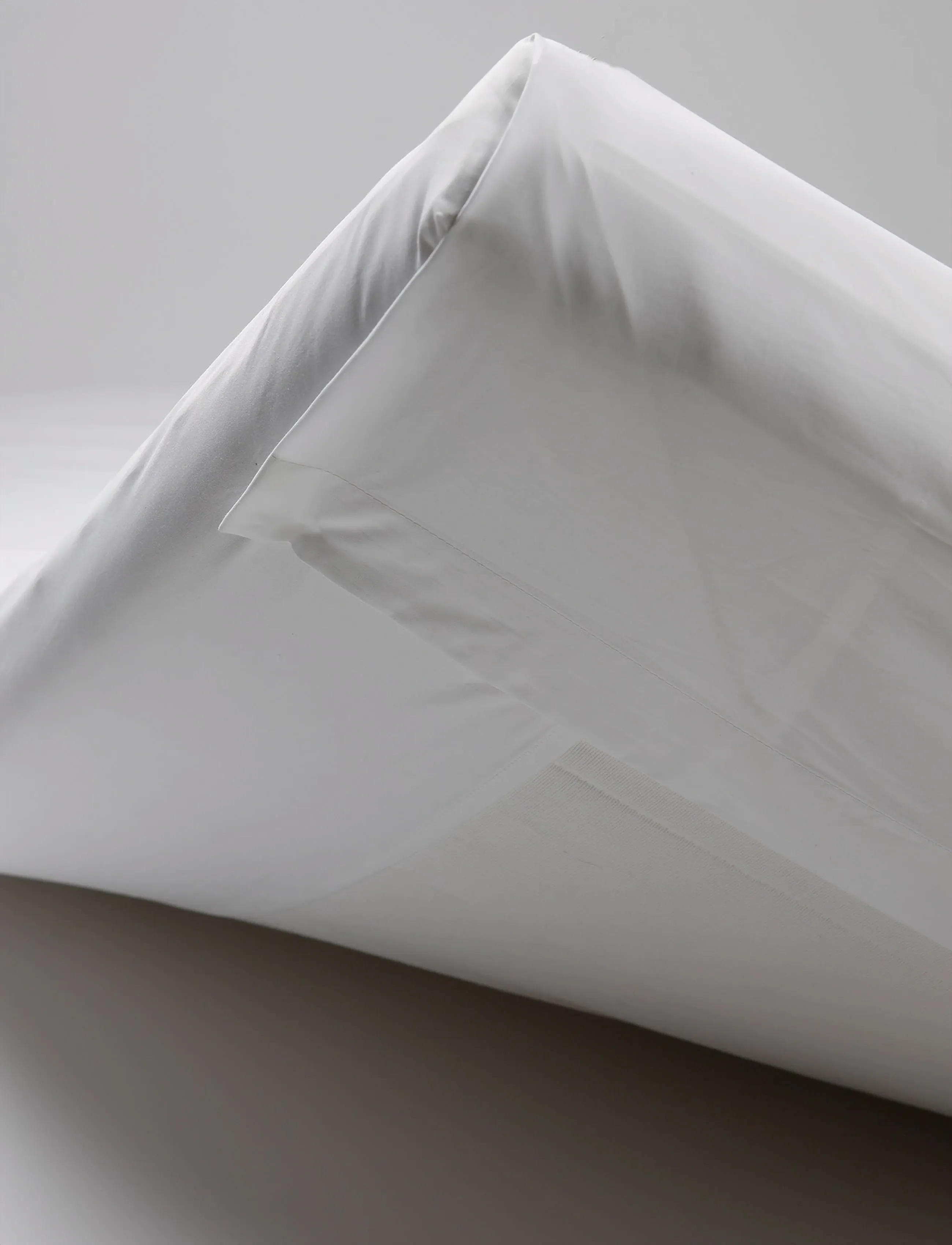 Gripsholm Percale-Laken, Hvid, 180X270, 180X270 cm, Sheets, Weiß - Flat Homeware