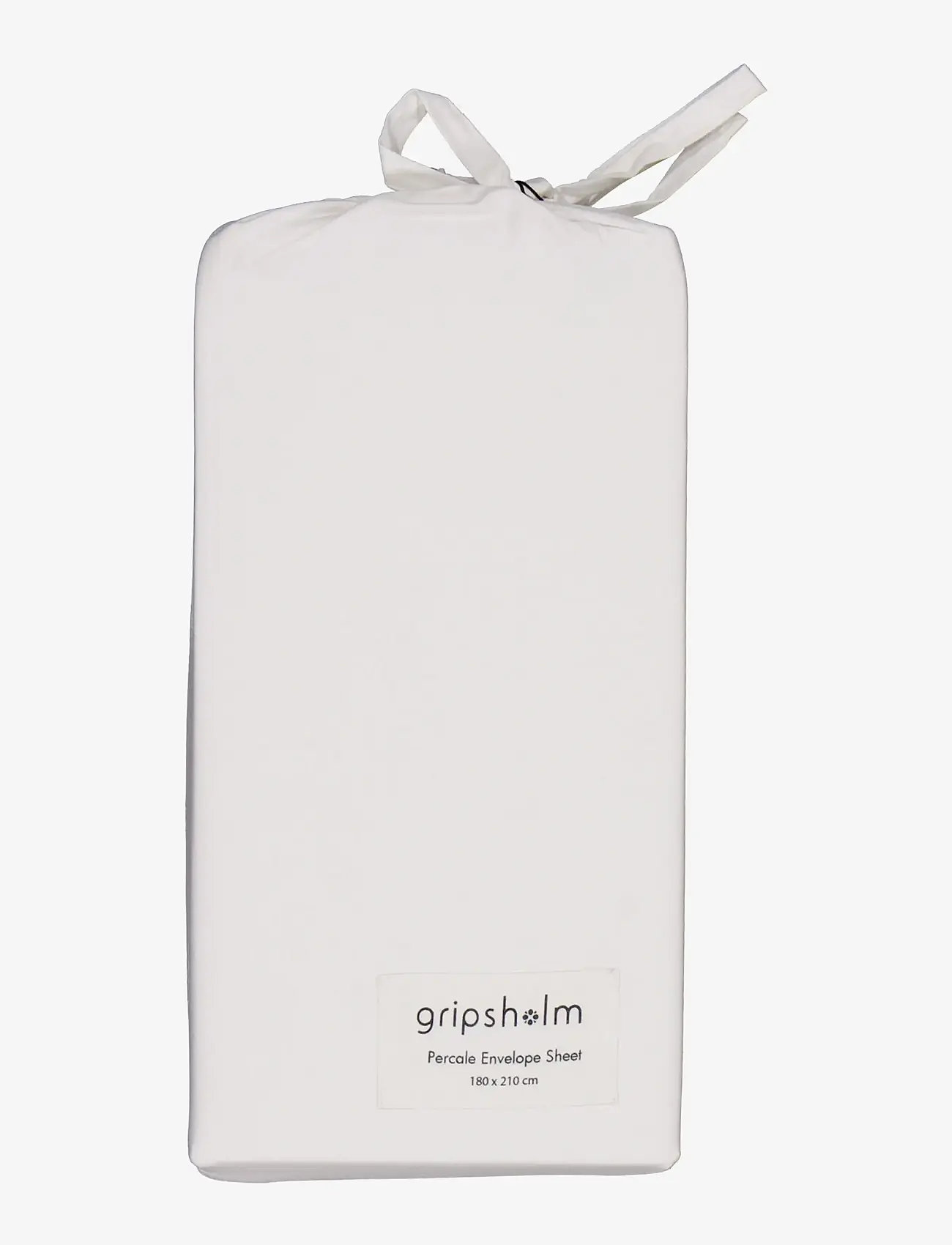 Gripsholm - ENVELOPE SHEET PERCALE 180X210CM, WHITE 180X210 CM - formsyet lagen - white - 1
