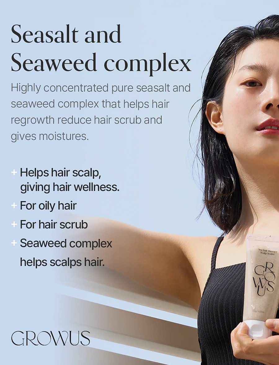 Growus - Sea Salt Therapy Scalp Scaler - juuksehooldused - clear - 2