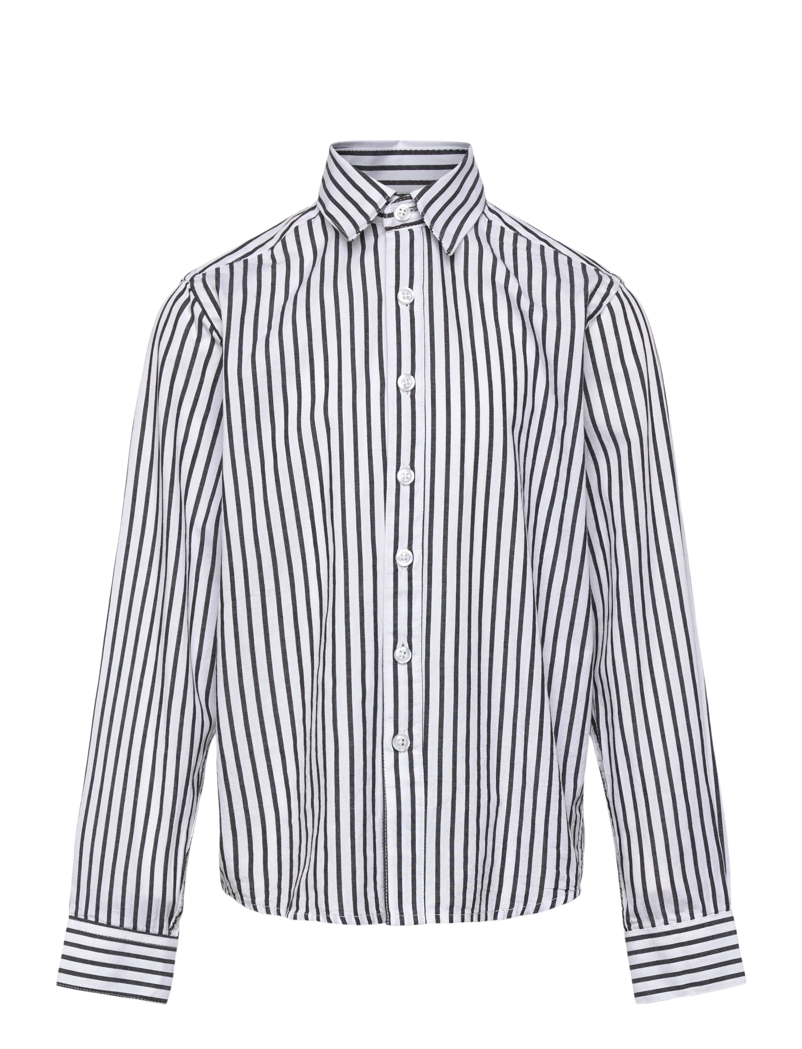 Grunt Koos Shirt - Perusvaatteet - WHITE-BLACK / white
