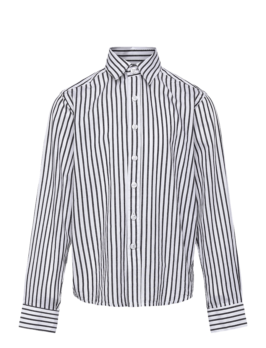 Grunt - Koos Shirt - langærmede skjorter - white-black - 0