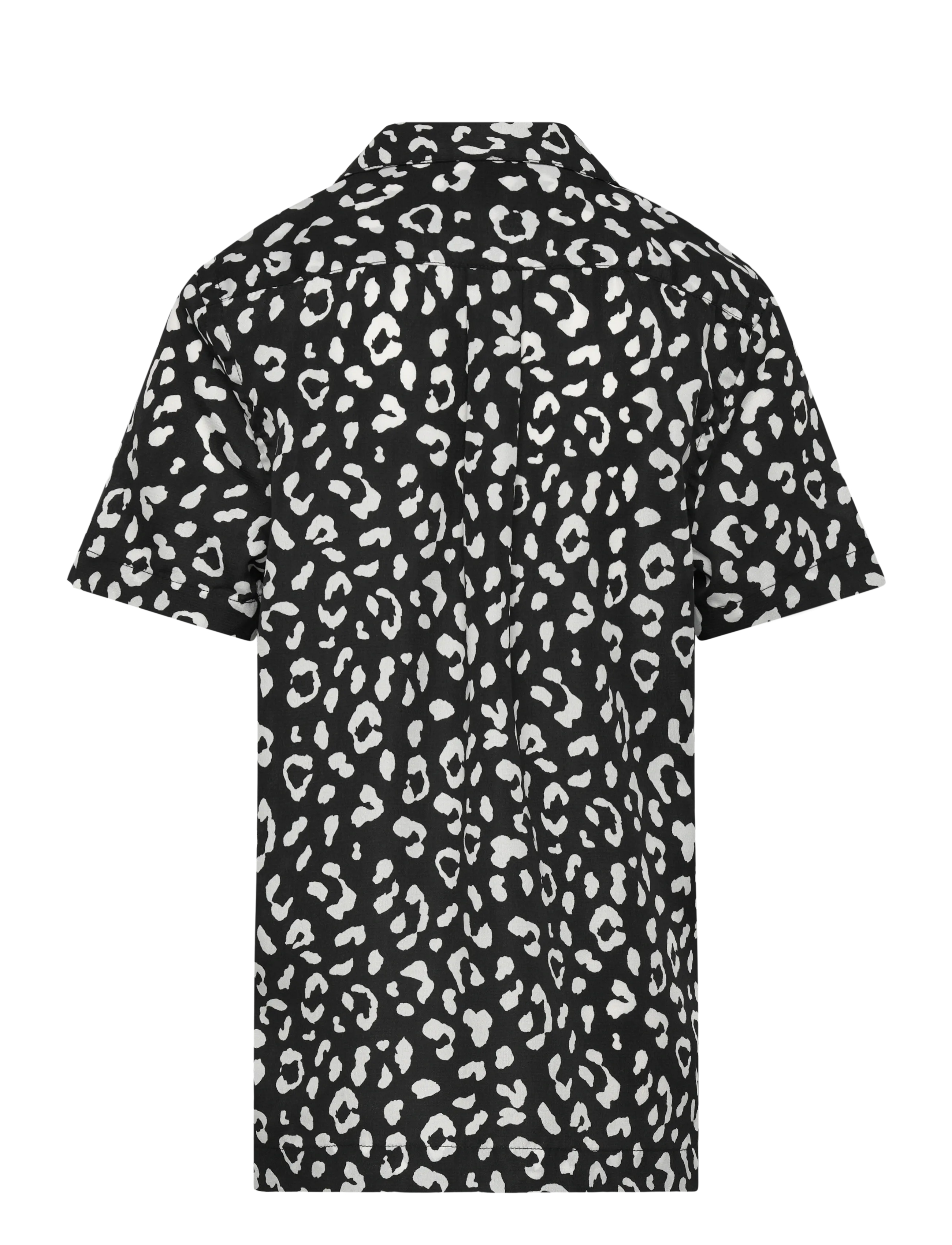 Grunt - Kim S/S Shirt - kurzärmlige hemden - white-black - 1