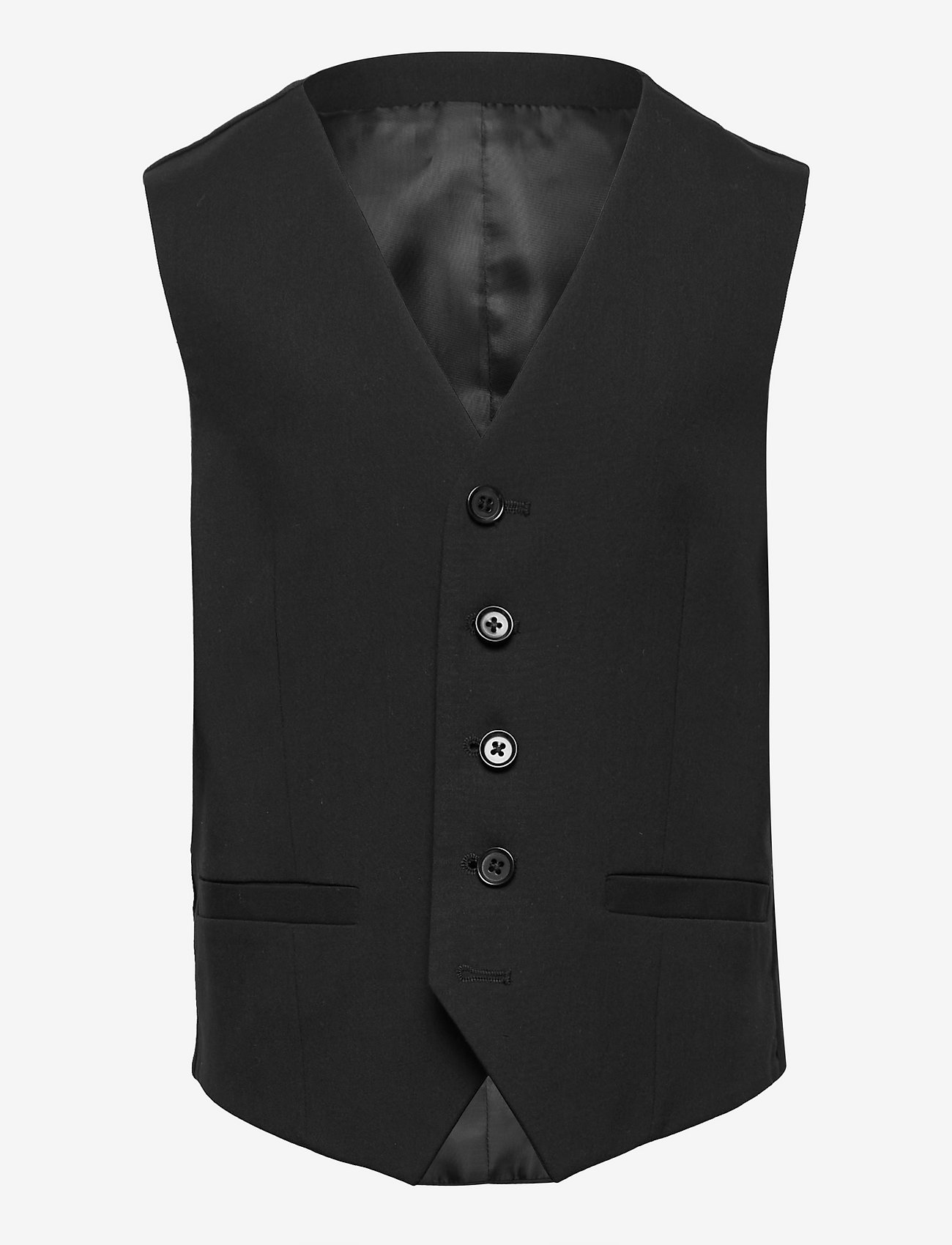Grunt - Kennet Waistcoat - vestid - black - 0
