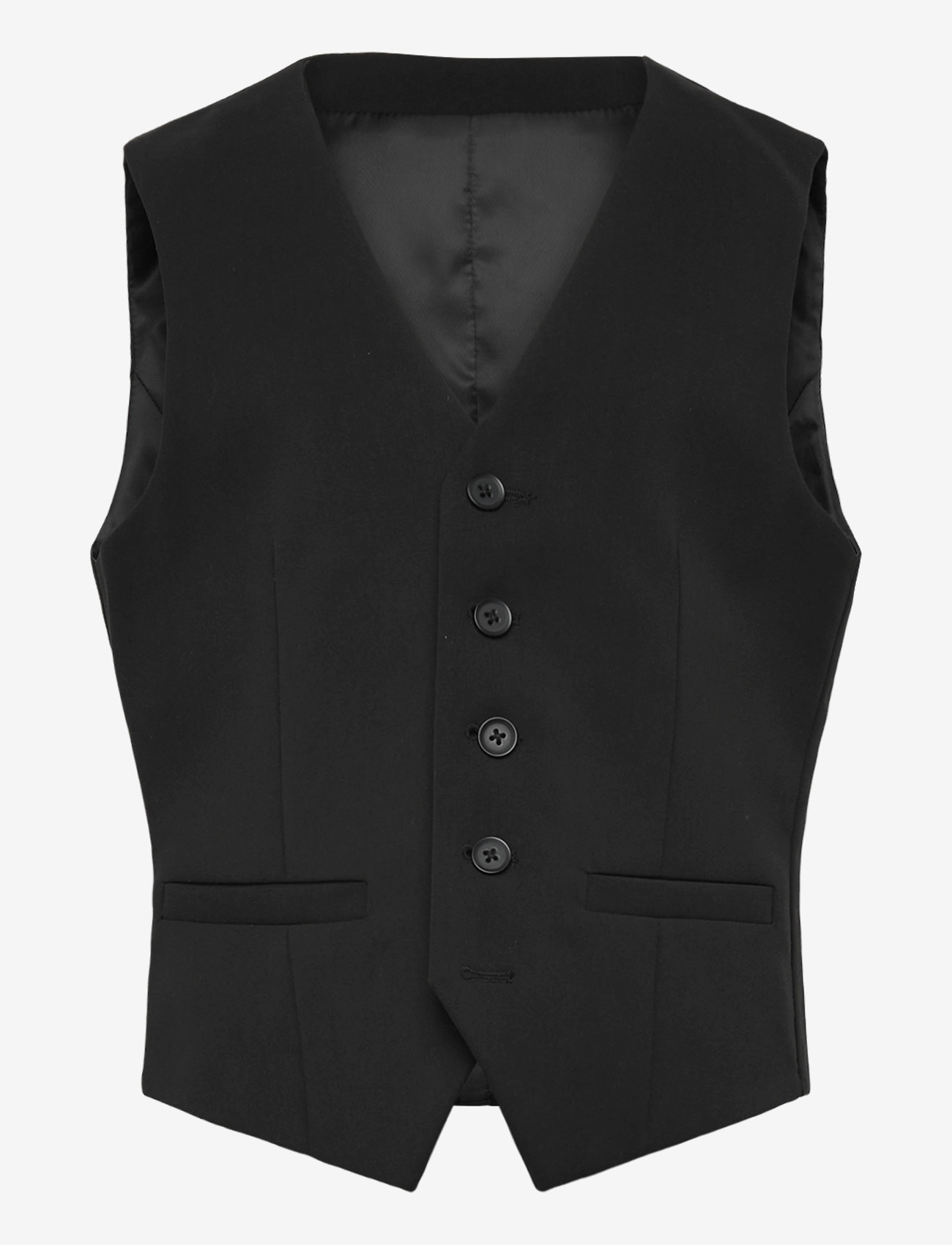Grunt - Kennet Waistcoat - vestid - black-ish - 0