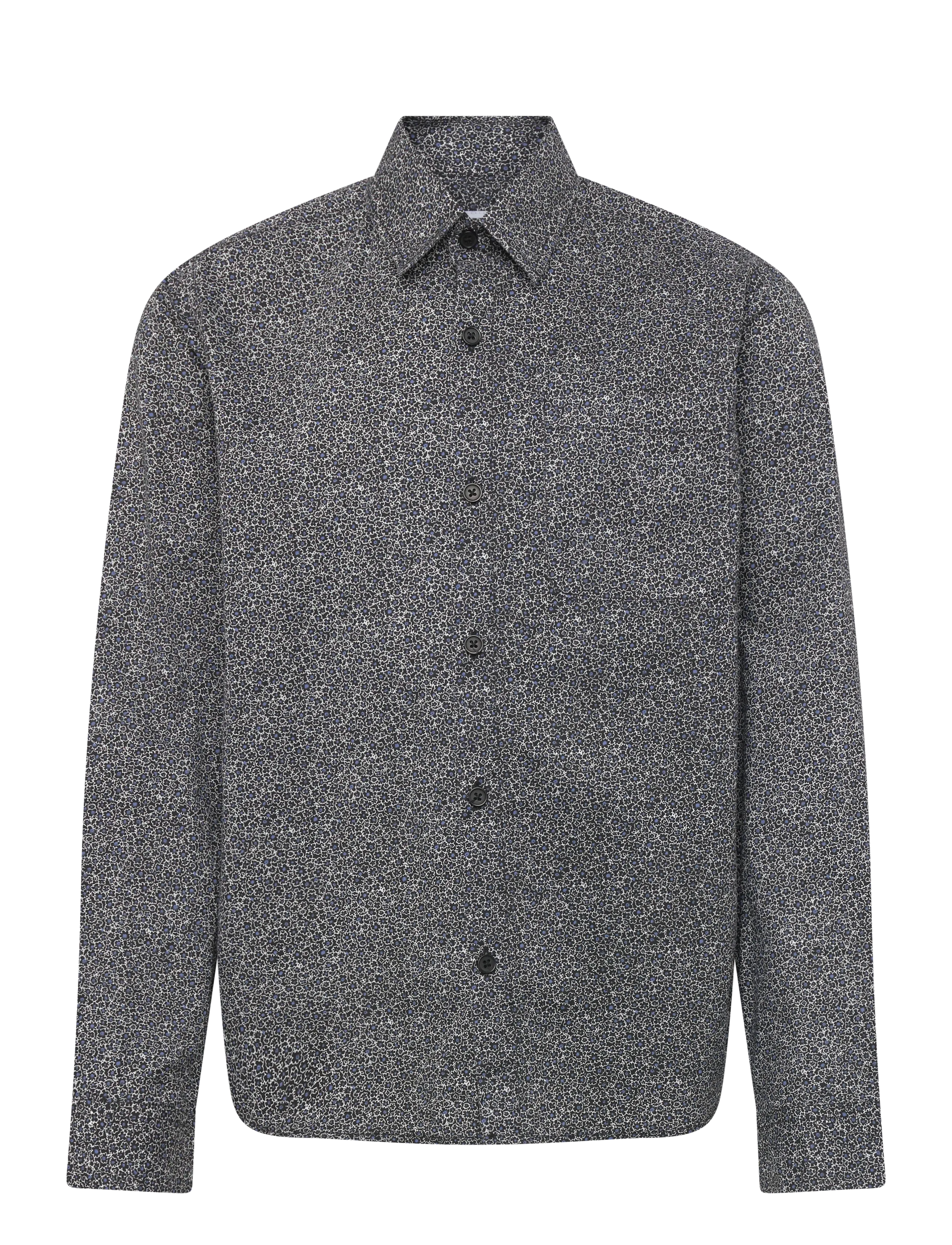 Grunt Karsten Shirt - Perusvaatteet - BLACK / black