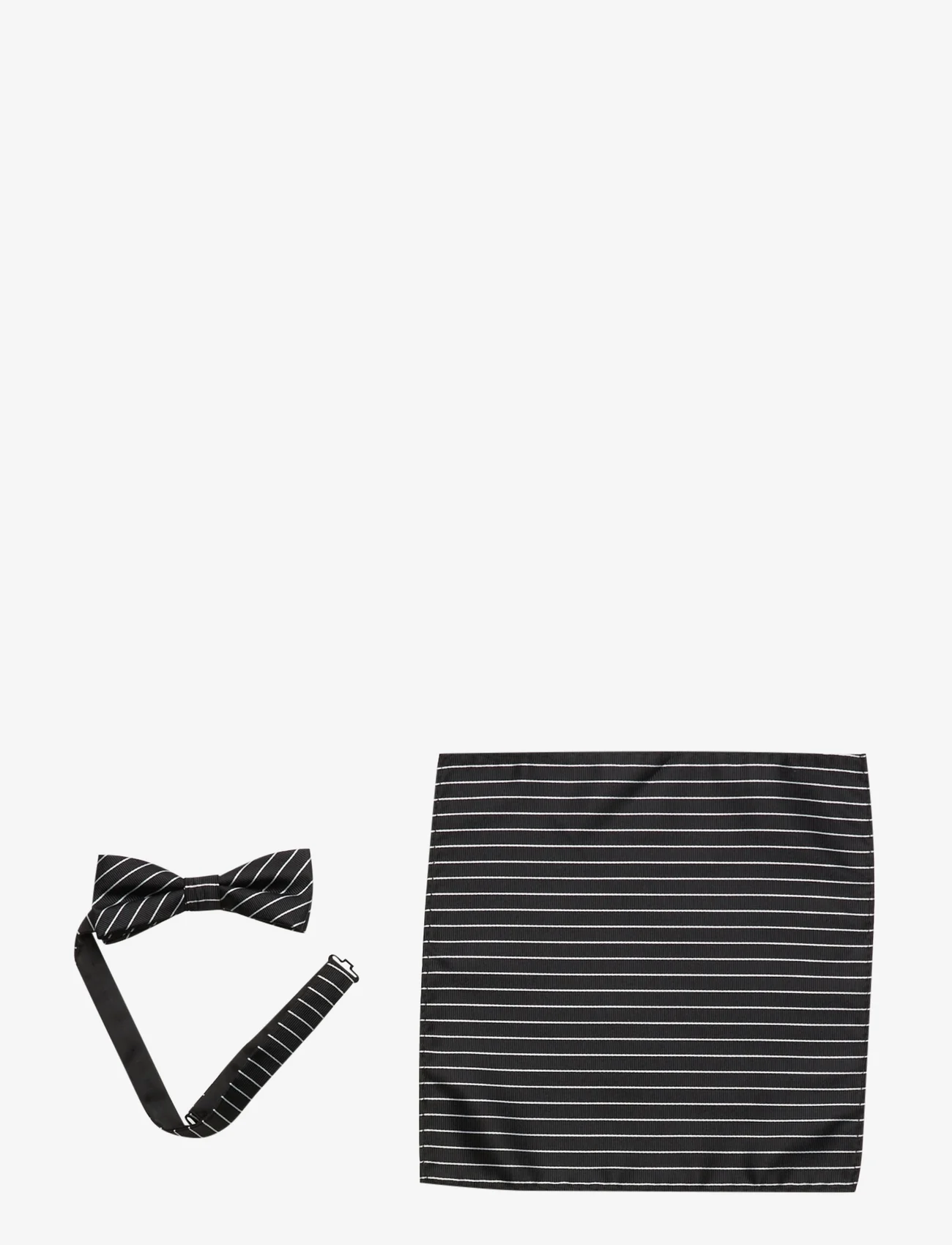 Grunt - Our Mél Stripe Bow Tie - die niedrigsten preise - black-white - 1