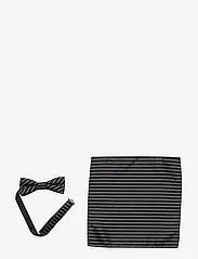 Grunt - Our Mél Stripe Bow Tie - black-white - 1