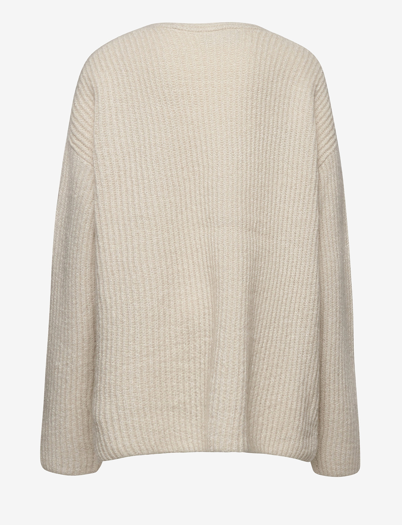 Grunt - Define V-Neck Knit - lt. snow melange - 1