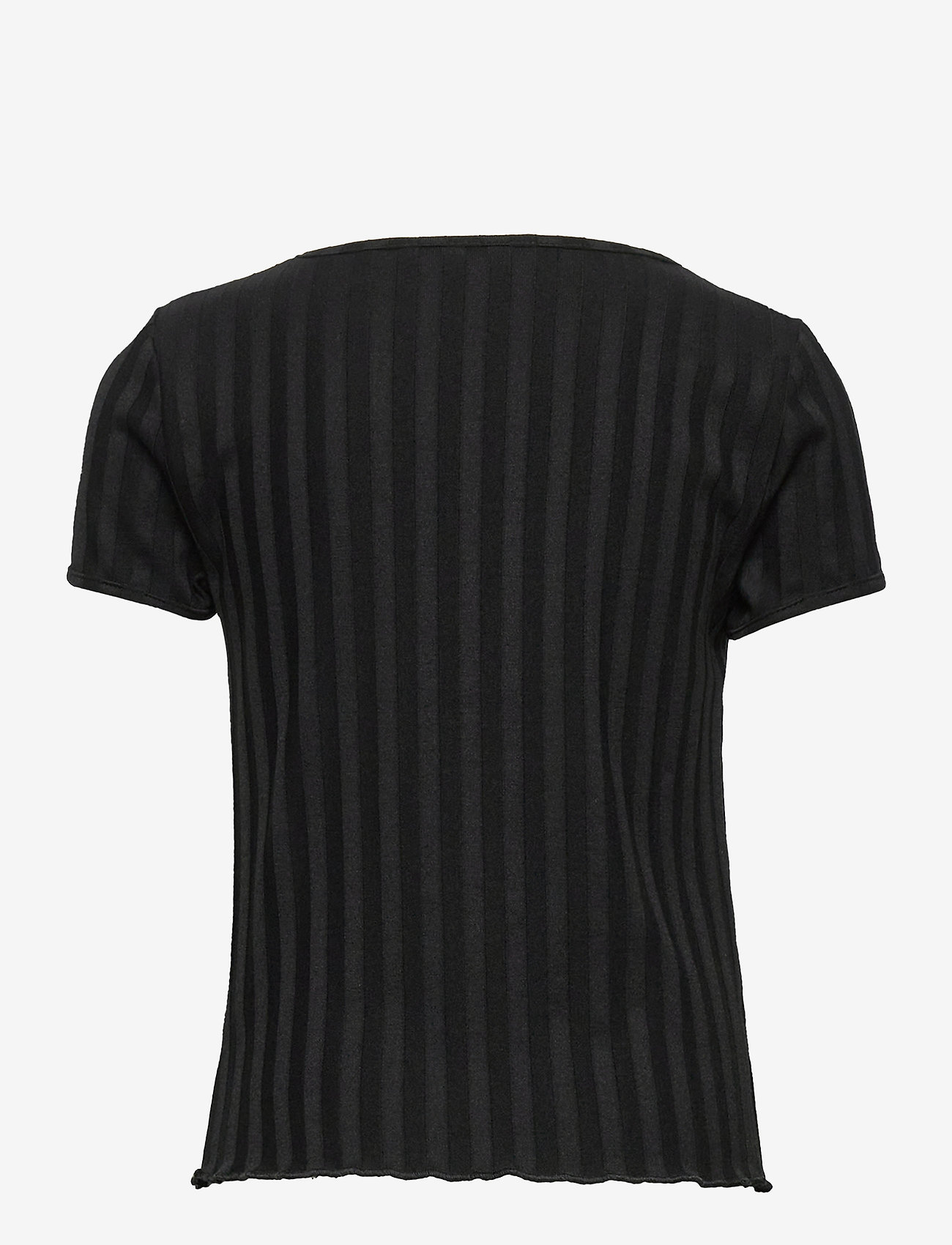 Grunt - Celine Rib Tee - jet black - 1