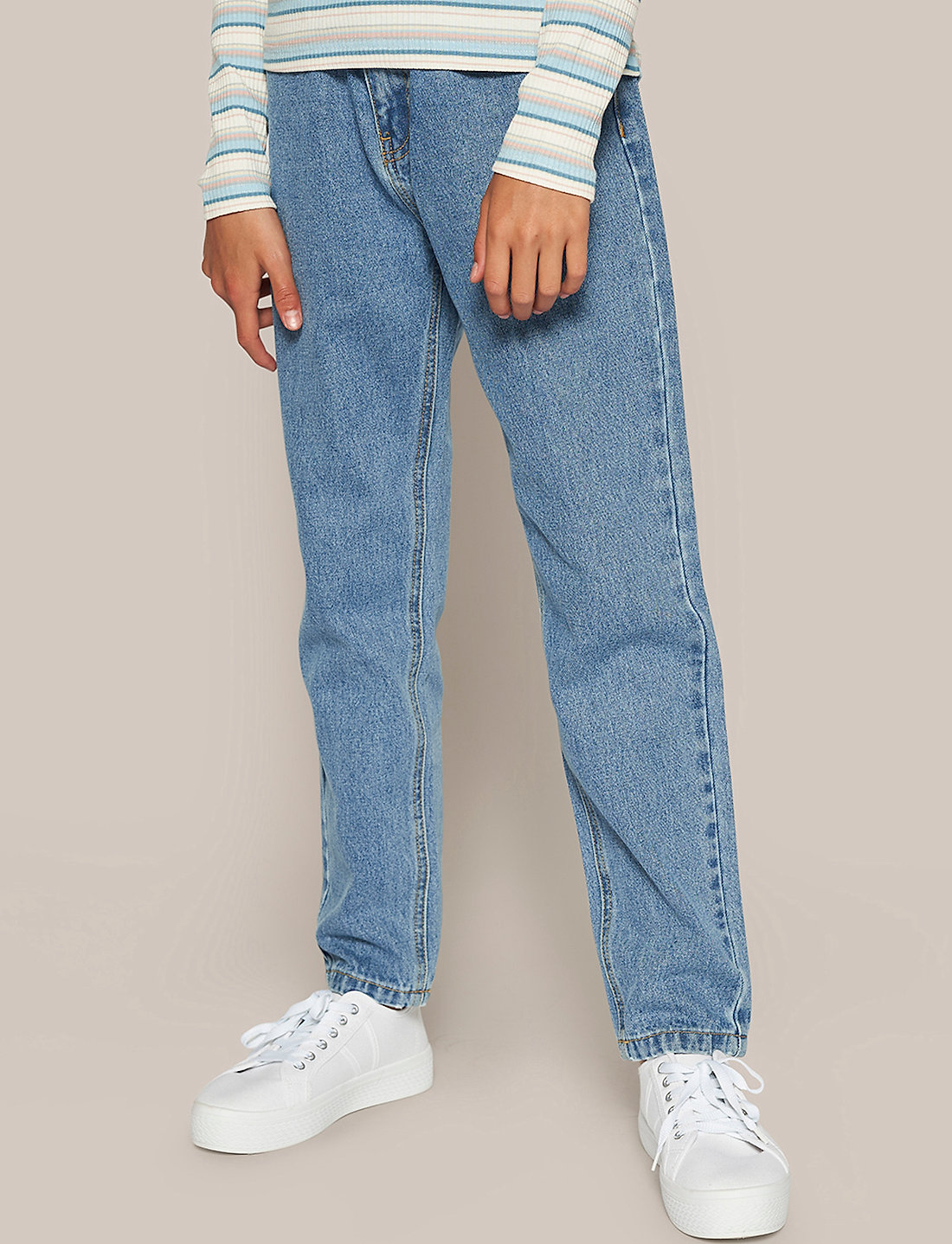 Grunt - Mom Authentic Blue - skinny džinsi - authentic blue - 0