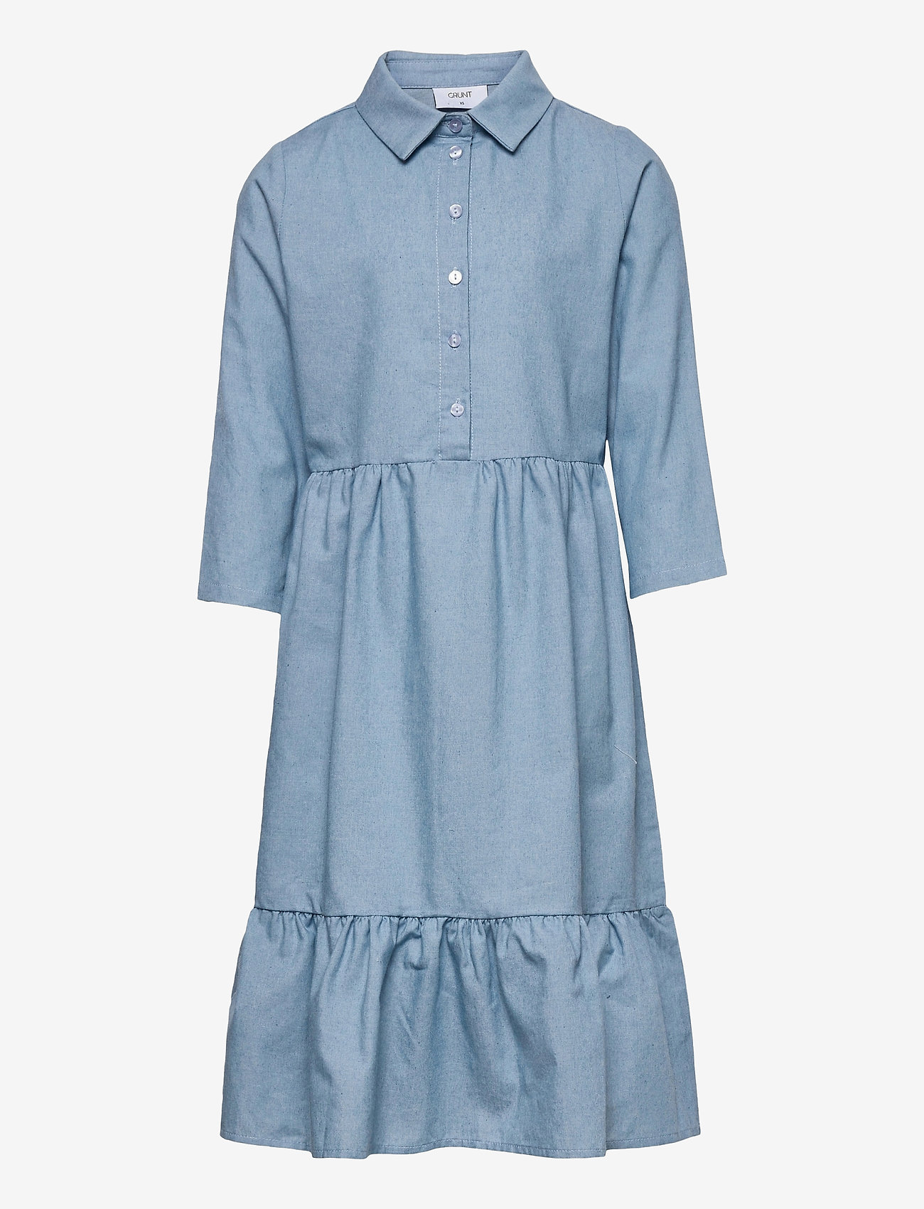 Grunt - Mia Long Denim Dress - light blue - 0