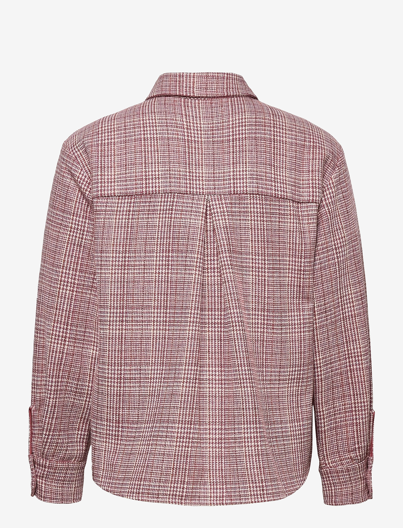 Grunt - Pia Check Overshirt - pastel red - 1