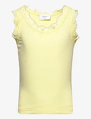 Grunt - Sun Strap Tee - sleeveless tops - yellow - 0