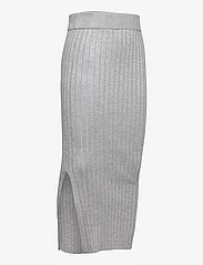 Grunt - Else Knit Skirt - maxi nederdele - grey melange - 2