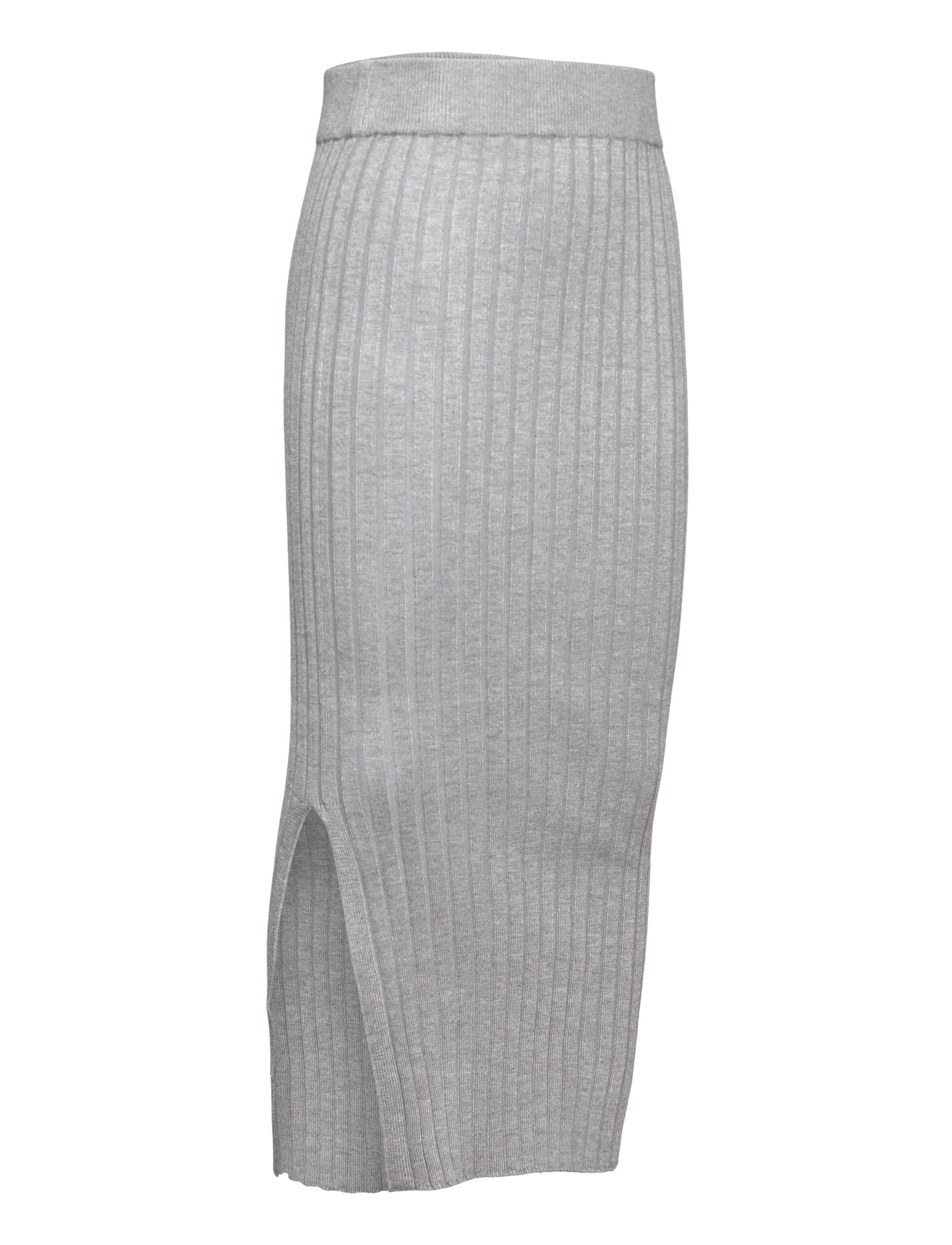 Grunt - Else Knit Skirt - maxi röcke - grey melange - 2