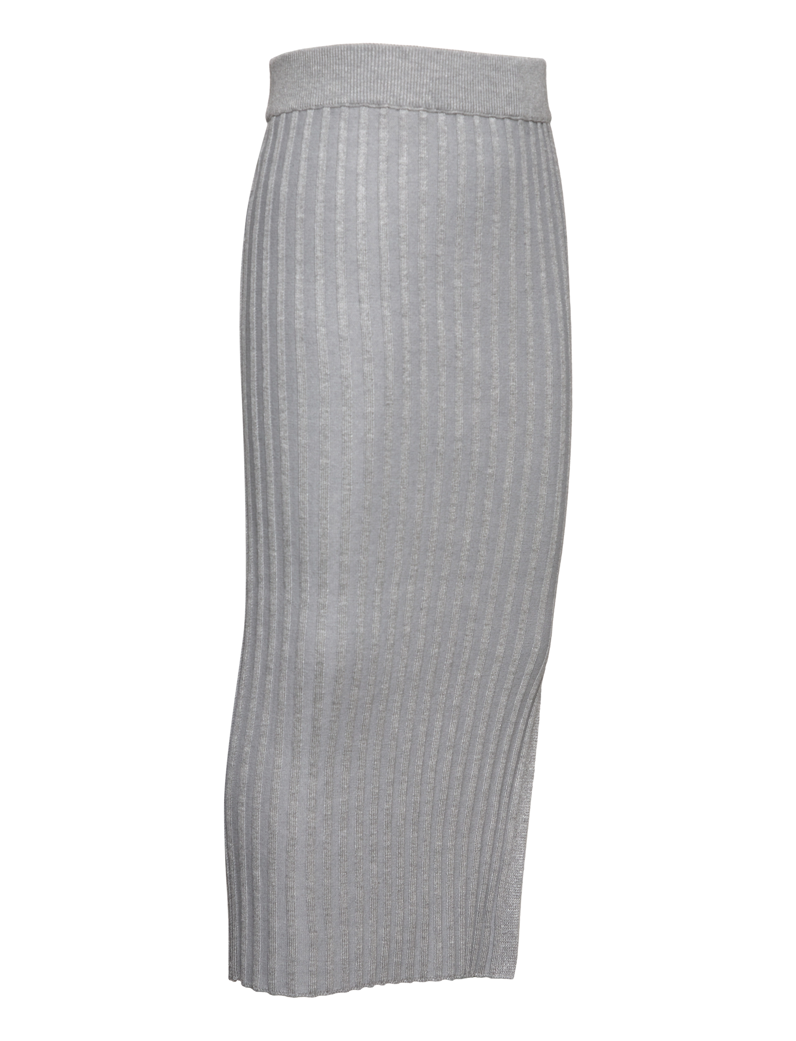 Grunt - Else Knit Skirt - maxi röcke - grey melange - 3