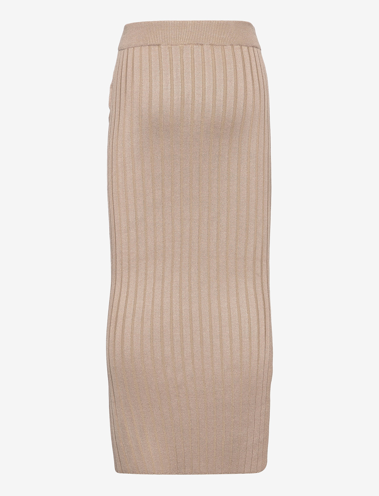Grunt - Else Knit Skirt - maksiseelikud - sand - 1