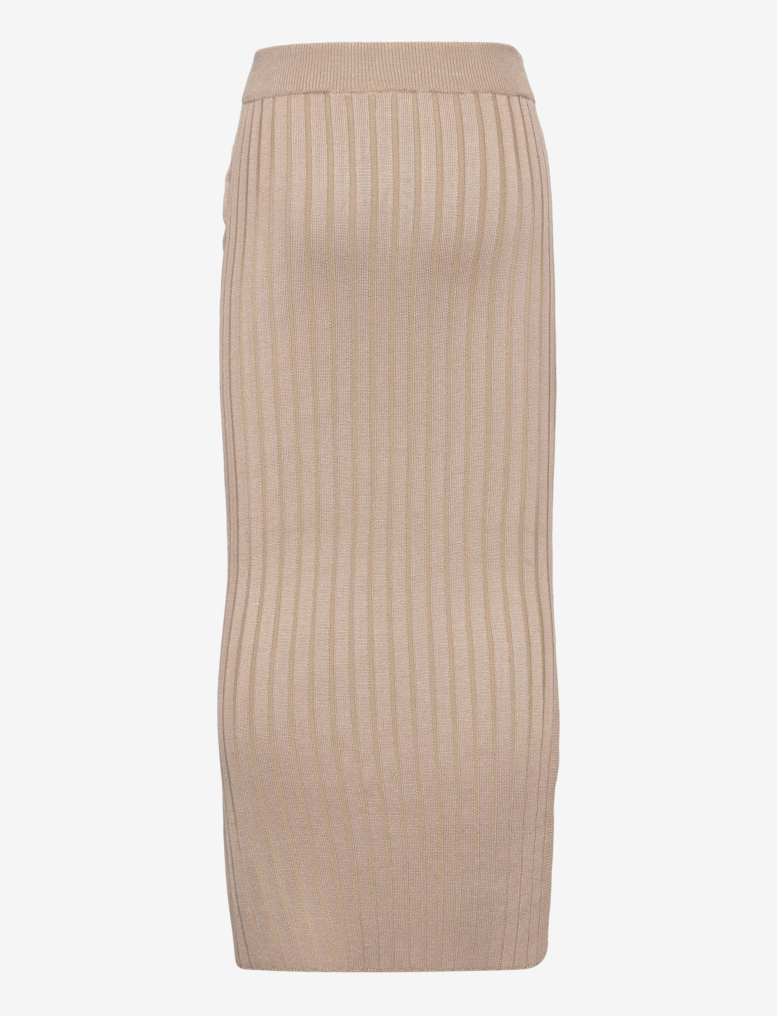 Grunt - Else Knit Skirt - maxi nederdele - sand - 1