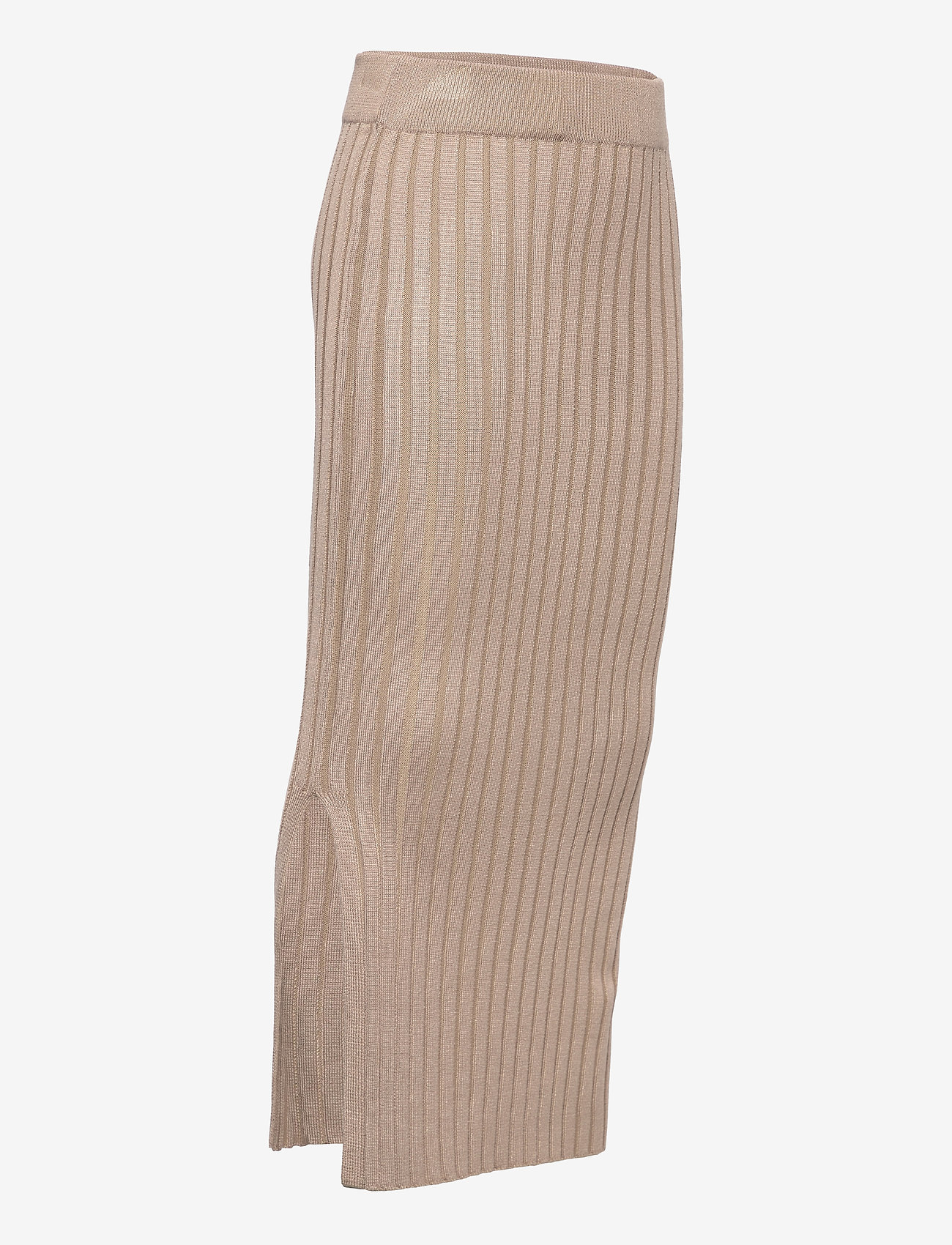 Grunt - Else Knit Skirt - maksiseelikud - sand - 2