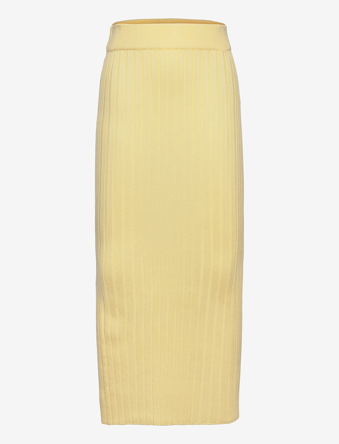 Grunt - Else Knit Skirt - maxi nederdele - yellow - 0