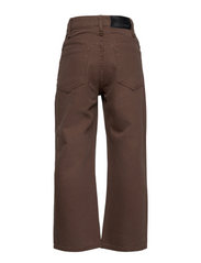 Grunt - Wide Leg Choco Jeans - vida jeans - brown - 1