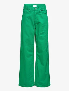Wide leg Green Jeans, Grunt
