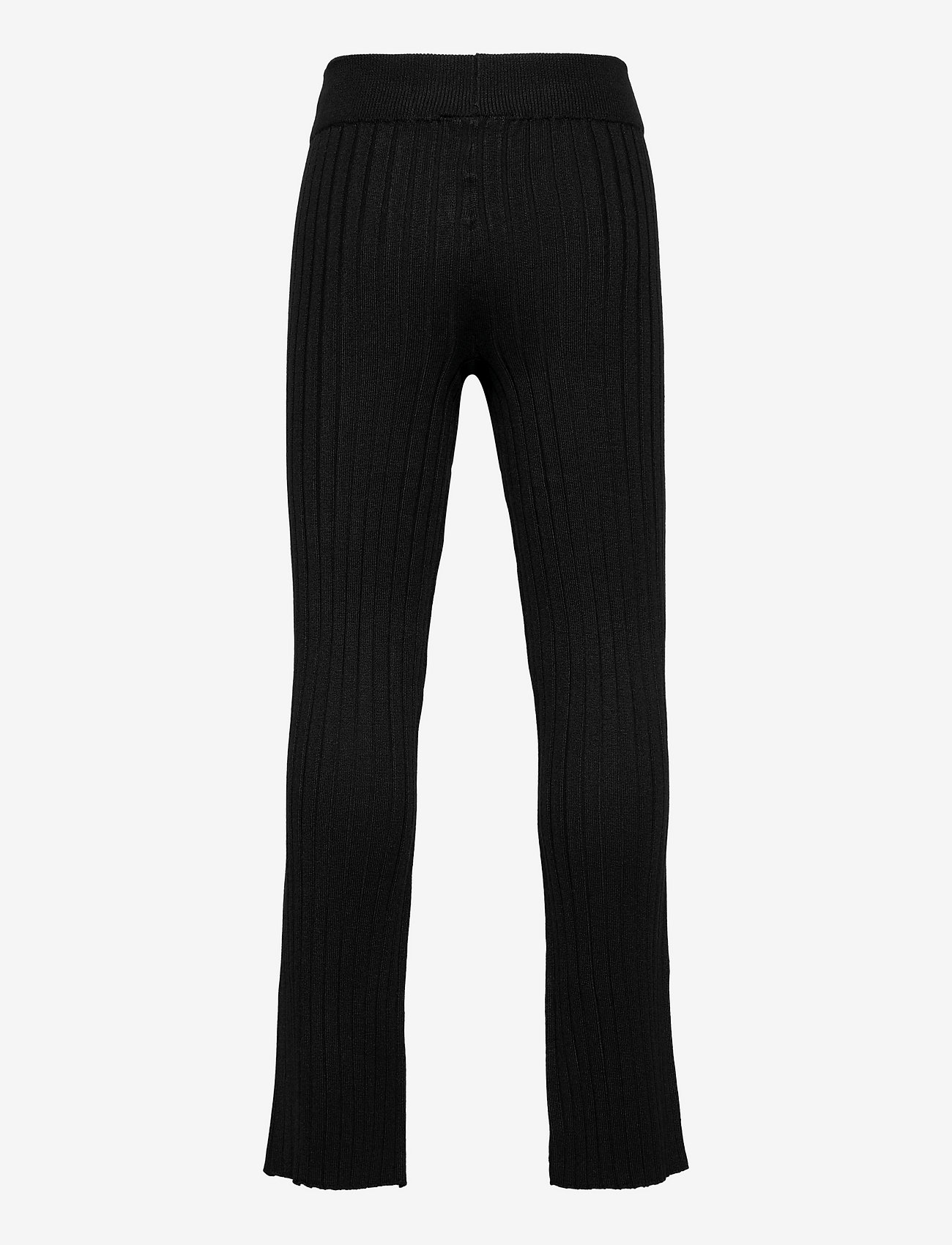 Grunt - Kitt Knit Pant - efterårstøj - black - 1