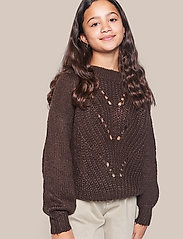 Grunt - Mall Knit - jumpers - brown - 2