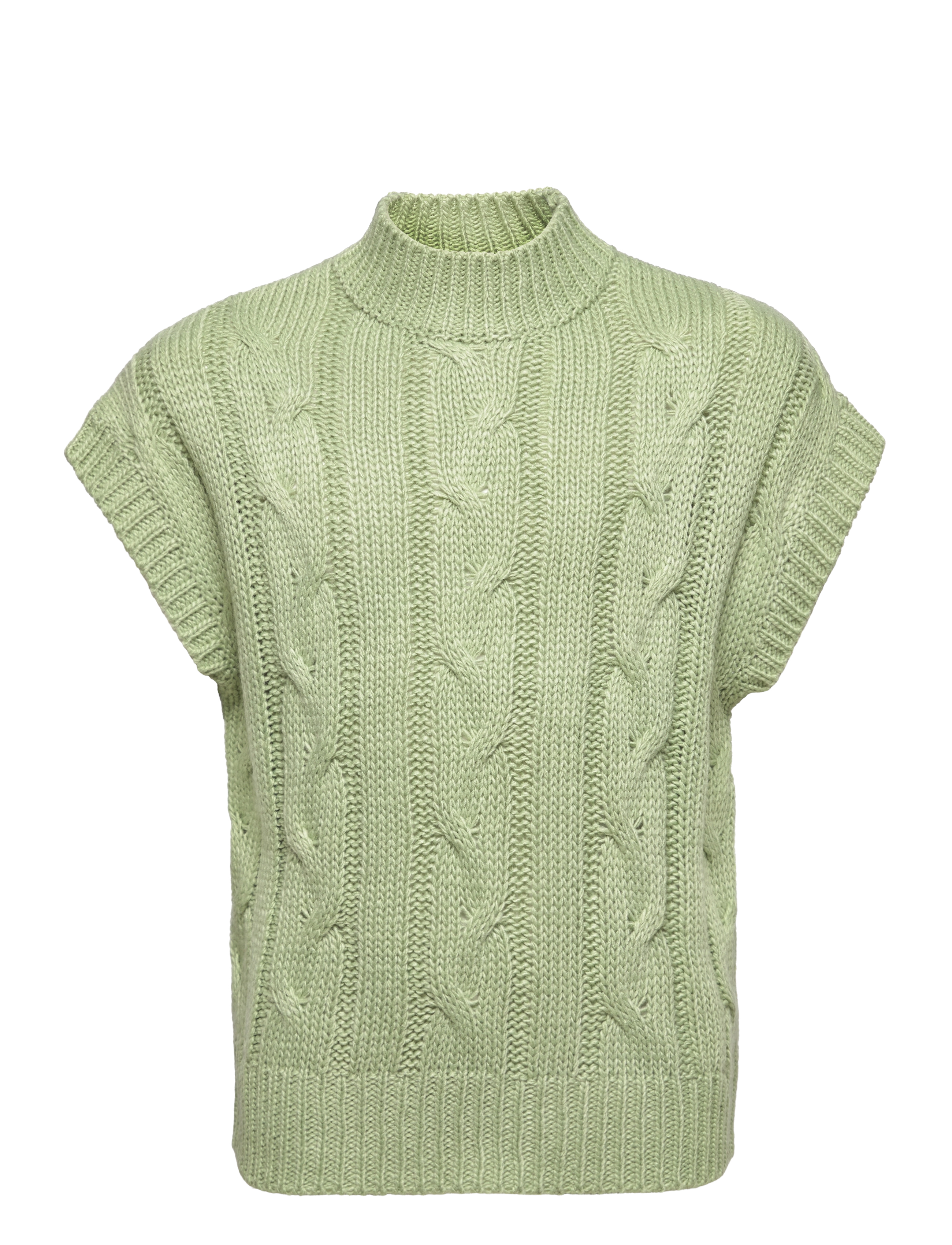 GRUNT Brie Knit Vest Grün - 176 - Kinder