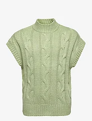 Grunt - Brie Knit Vest - vests - light green - 0