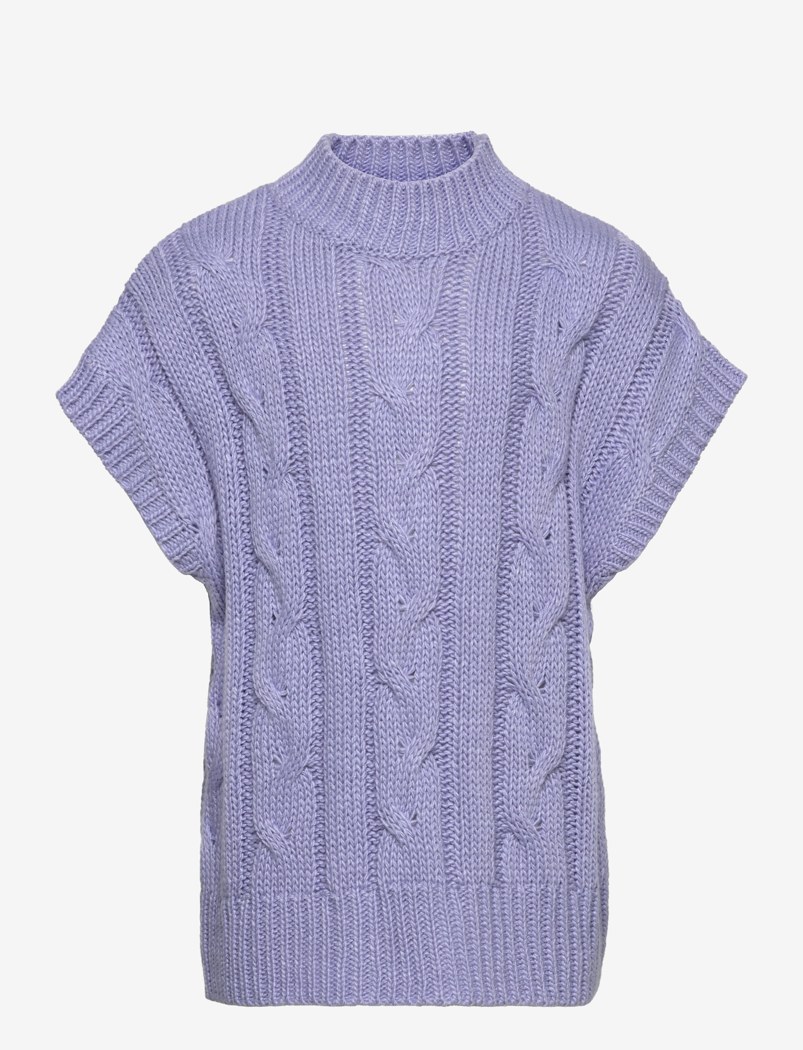 Brie Knit Vest - PURPLE