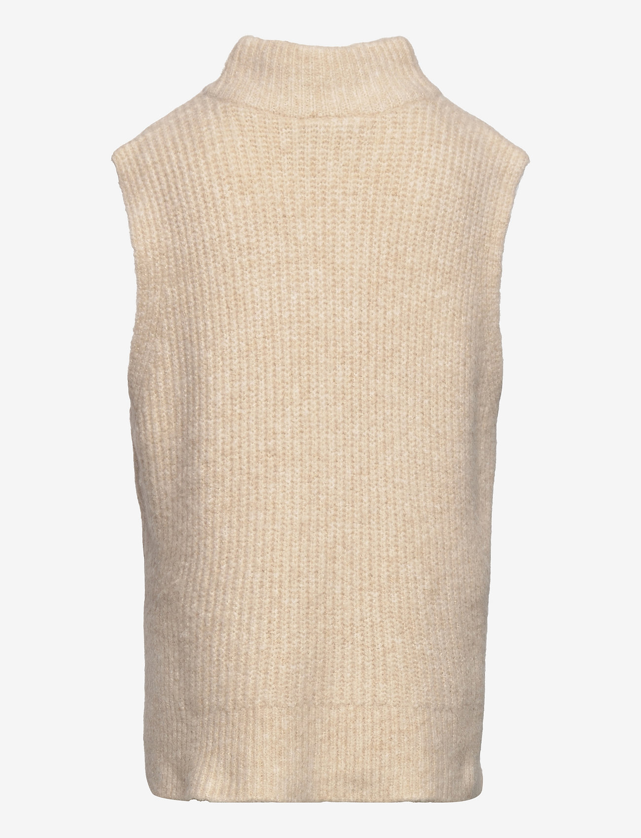 Grunt - Grete Vest Knit - vests - cream white - 1