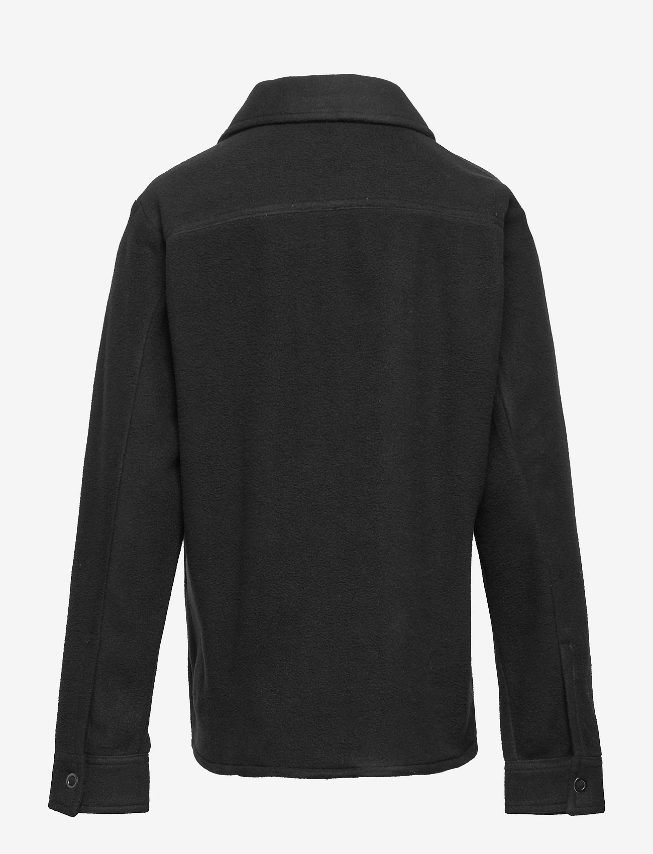 Grunt - Tue Fleece Shirt - overshirts - black - 1