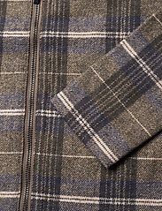 Grunt - Hans Check Sjacket - marškinių tipo švarkai - brown - 3