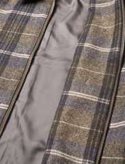 Grunt - Hans Check Sjacket - marškinių tipo švarkai - brown - 4