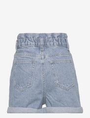 Grunt - Yes Paper Bag Shorts Premium Blue - denim shorts - premium blue - 1