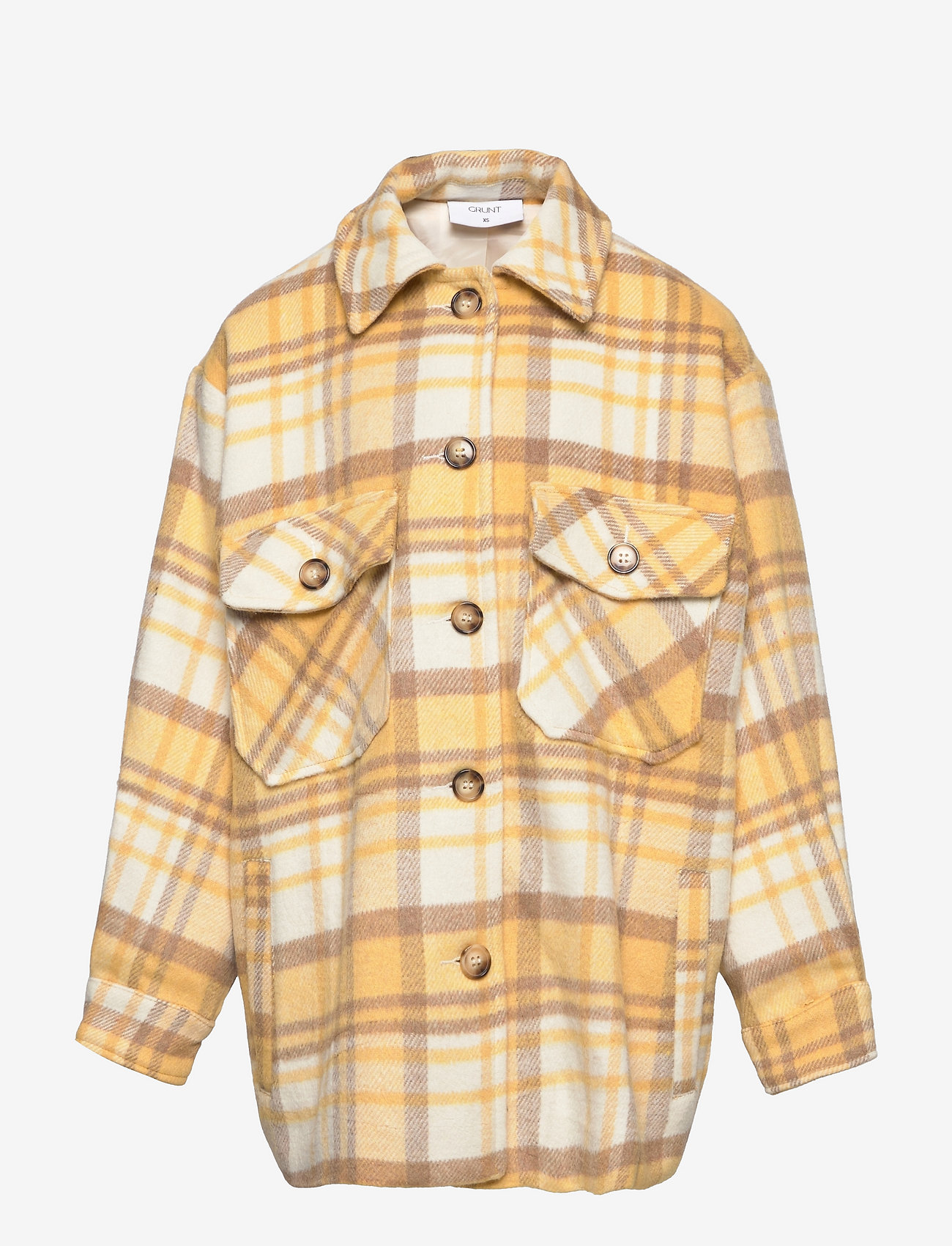 Grunt - Harper Check Jacket - yellow - 0